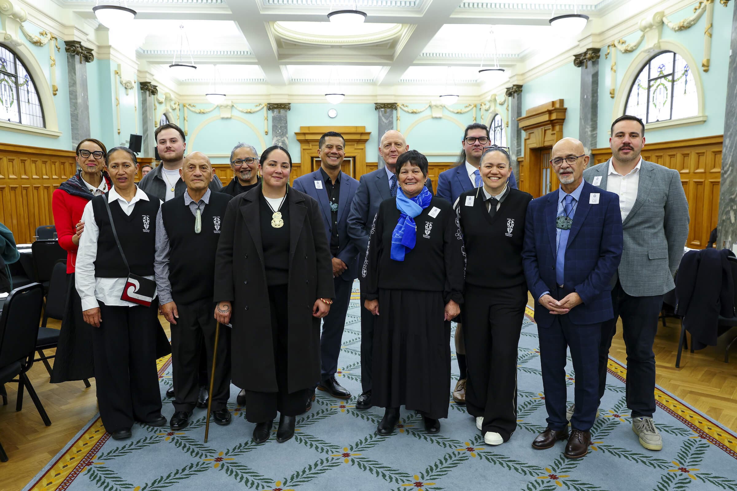 Ngai Tai and Crown representatives at the initialling of the Deed of Settlement